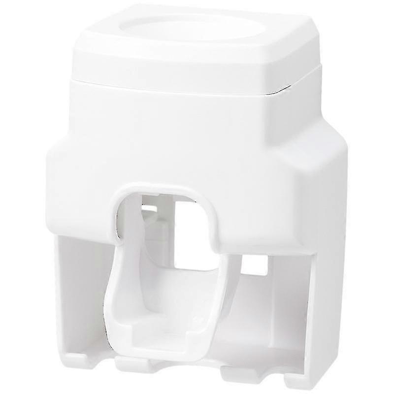 Automatic Toothpaste Dispenser And Toothbrush Holder (white)