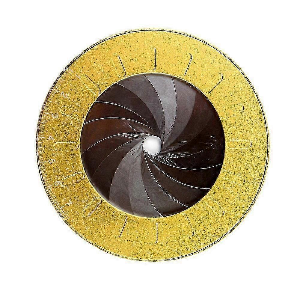 Rotatable compass ruler for precise drawing and measuring