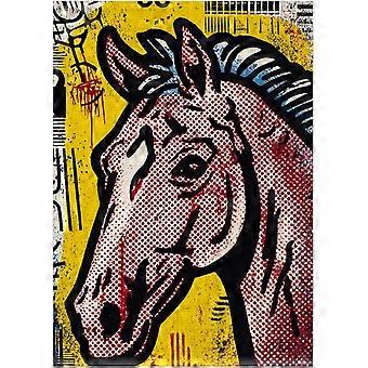 Horse Street Pop Art Jigsaw Puzzle - Colorful Urban Style Artwork Puzzles SQZ365