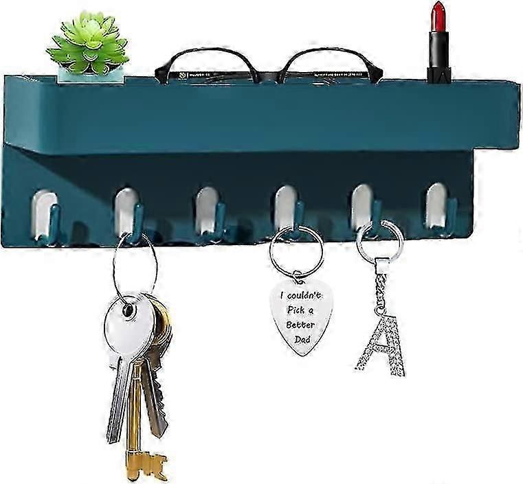 6 Hooks Wall Mount Mail Key Holder For Wall Decorative,acsergery Key