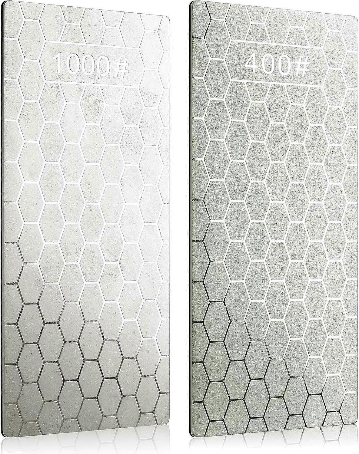 2PCS Diamond Sharpening Stone - Knife Sharpener Plate