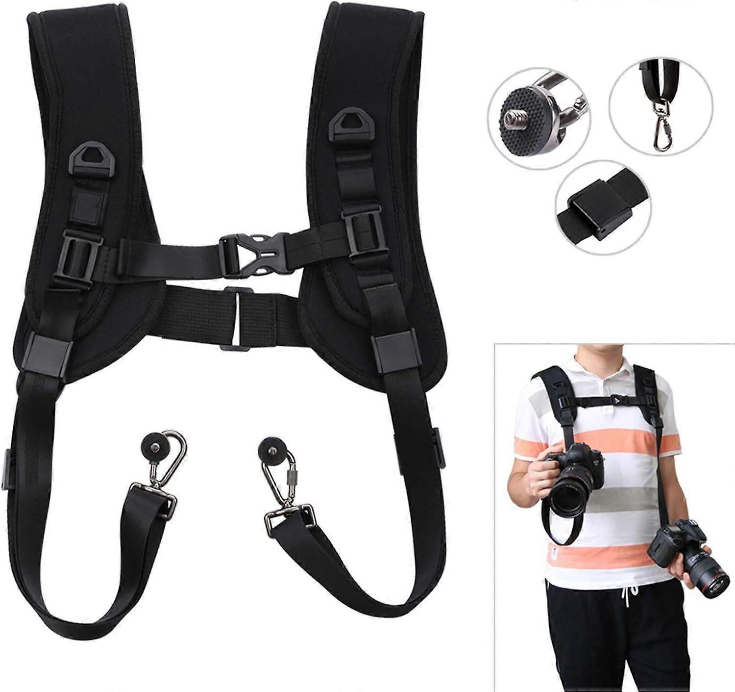 K-shaped Quick Snapshot Camera Shoulder Strap Quick Release Double Shoulder