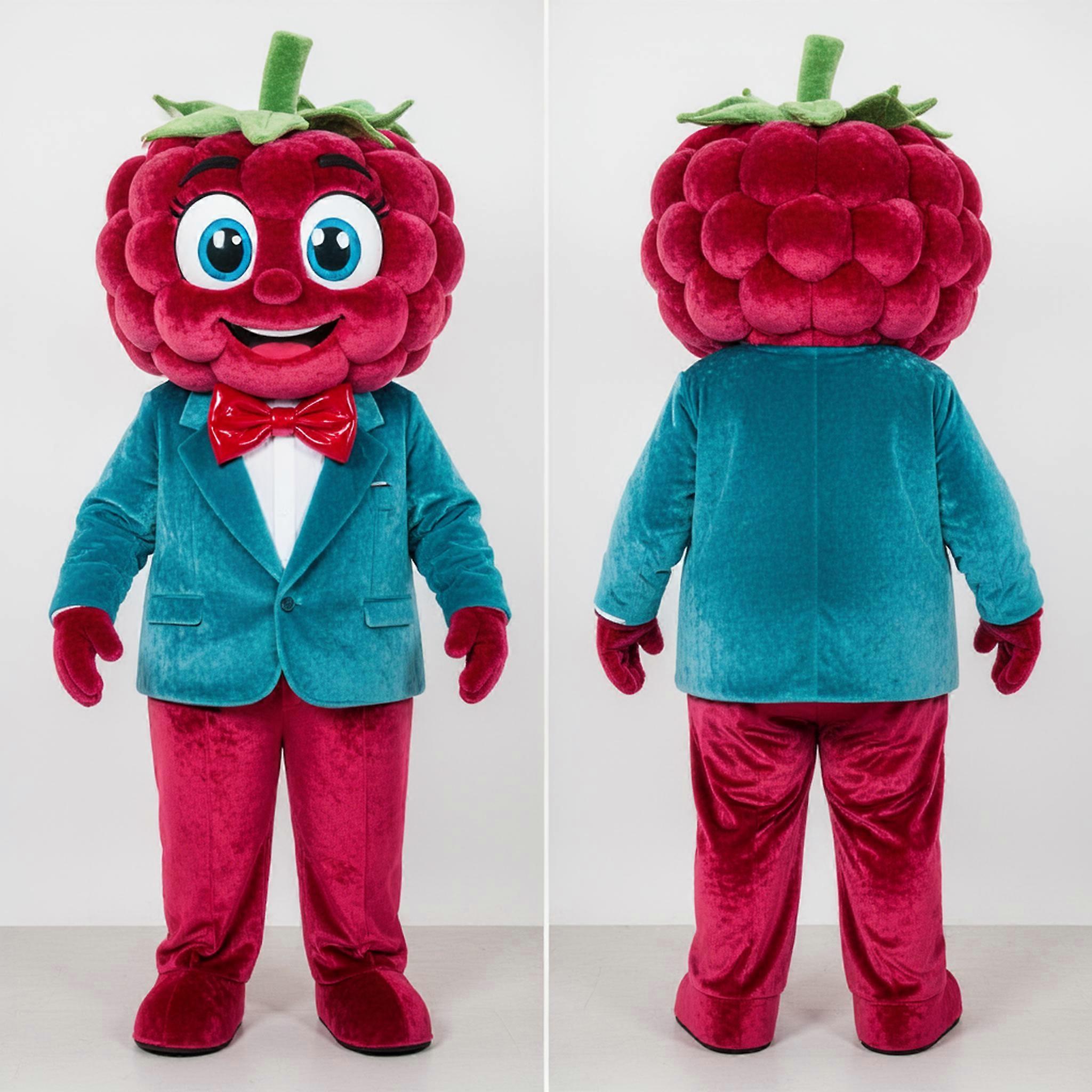 MASTICOT Cyan Velvety Raspberry Mascot