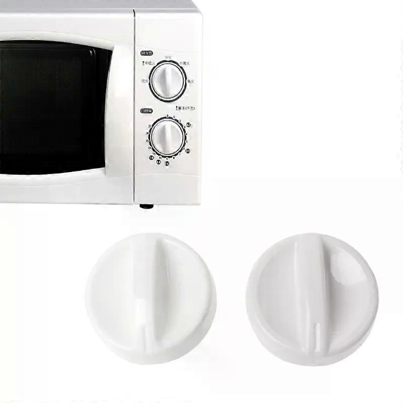 2Pcs Universal Microwave Oven Plastic Spool Rotary Knob Timer Control New
