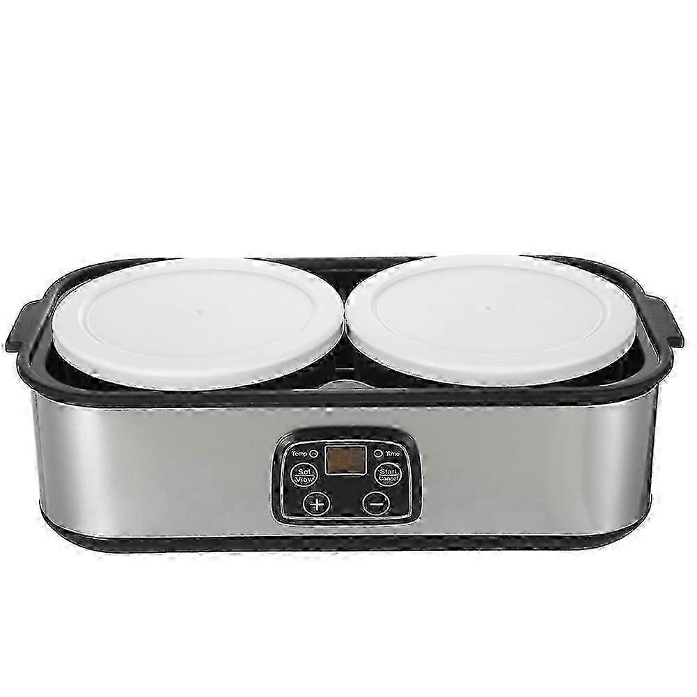 2L Digital Yogurt Maker, Automatic Temperature Control,0-48 Hours Timer, EU Plug,l