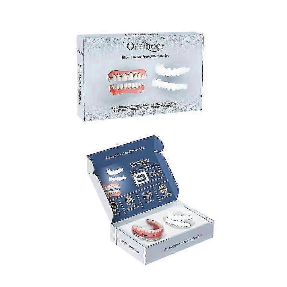 Adjustable Realistic Denture Pair