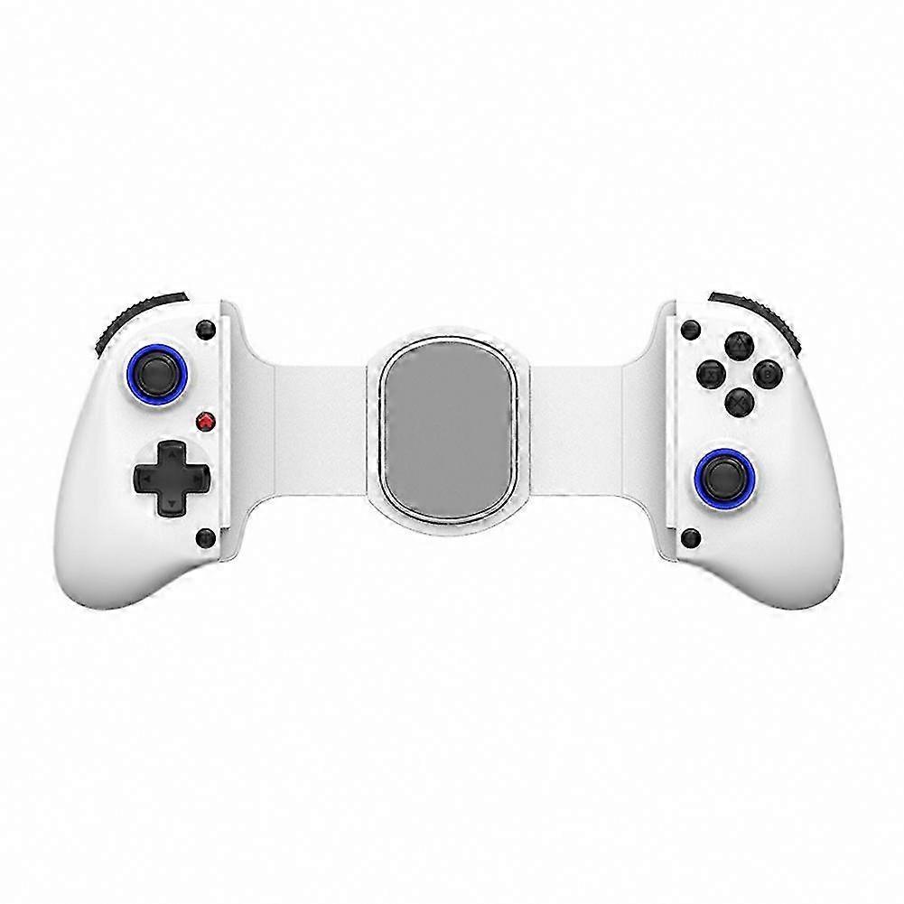 Gaming & Streaming D11 White Stretching Wireless Game Controller Compatible with SWITCH, Android & iOS Tablet Multi-Function Joystick