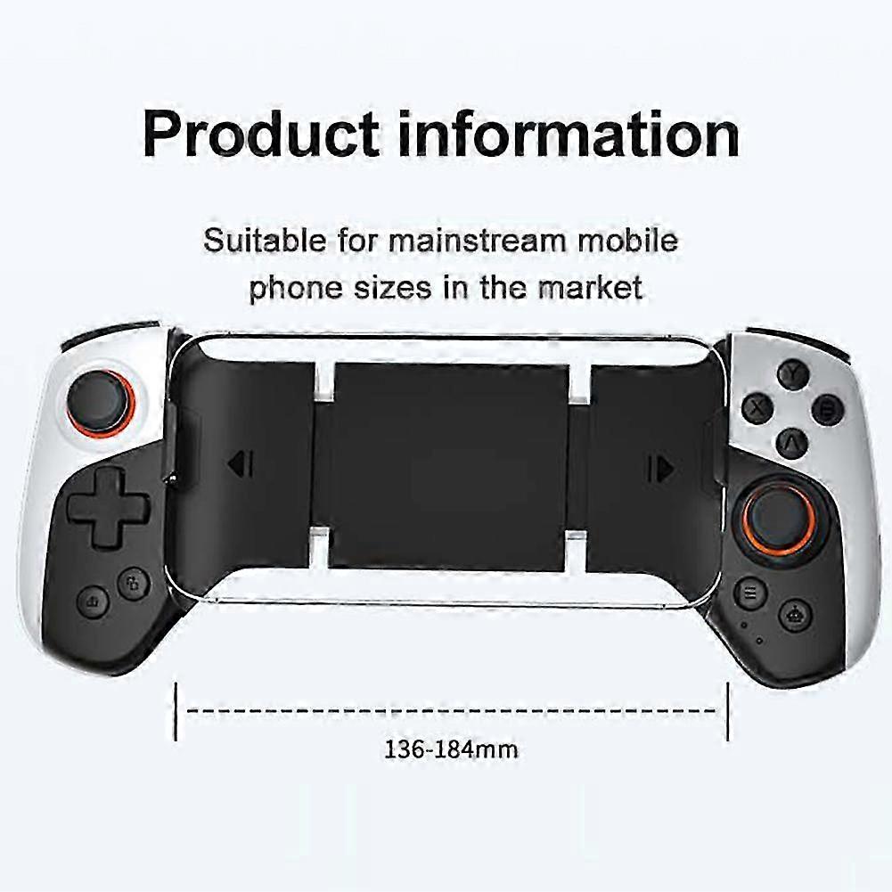 Mobile Gaming Controller Bluetooth-Compatible 5.3 Macro Function Cell Phone Gamepad for Phone IOS/Tablet/PC/Switch_aa