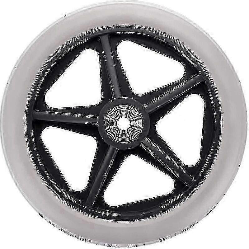2pcs 6 Inch Universal Replacement Wheels compatible with Rollator Walker Non-Slip Rubber
