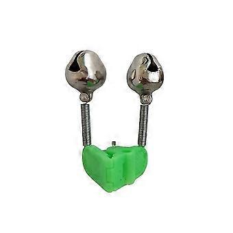 50pcs Fishing Rod Alarm Clip Style Dual Alert Bells Rod Clamp Tip Clip Twin Bells CSC