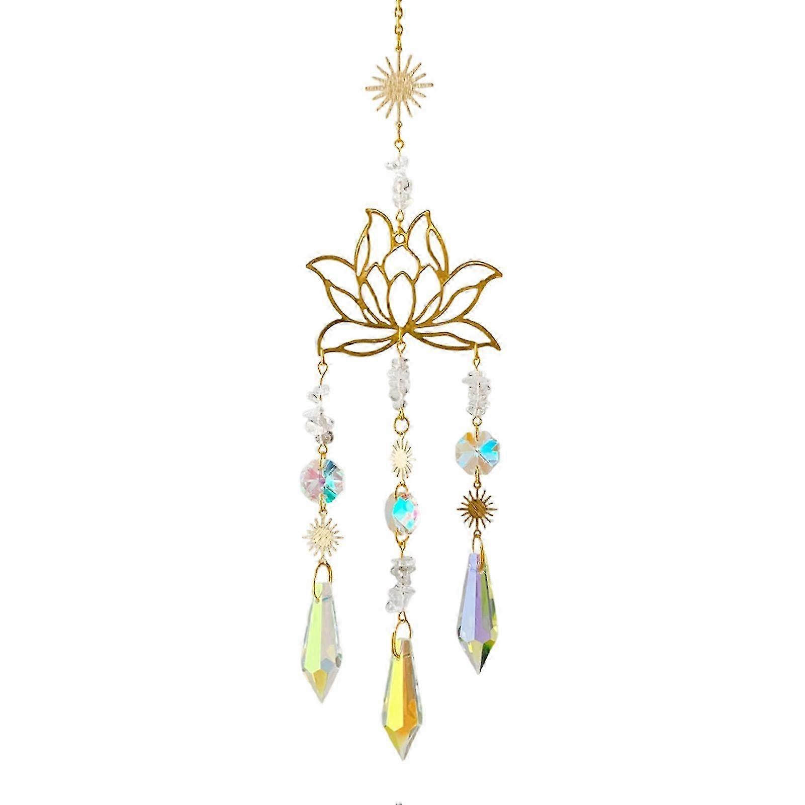 Retro Crystal Hanging Light Chime