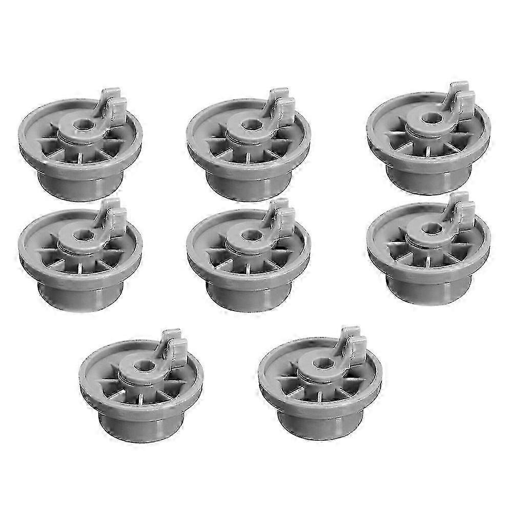 8 Gray Plastic Dishwasher Wheels