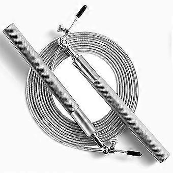 Speed Jump Rope - 360° Schwenkkugellager - Verstellbares Stahlseil Aluminium Anti-Skipping-Griff -Fitnesstraining -Geeignet für Kinder und Erwachsene