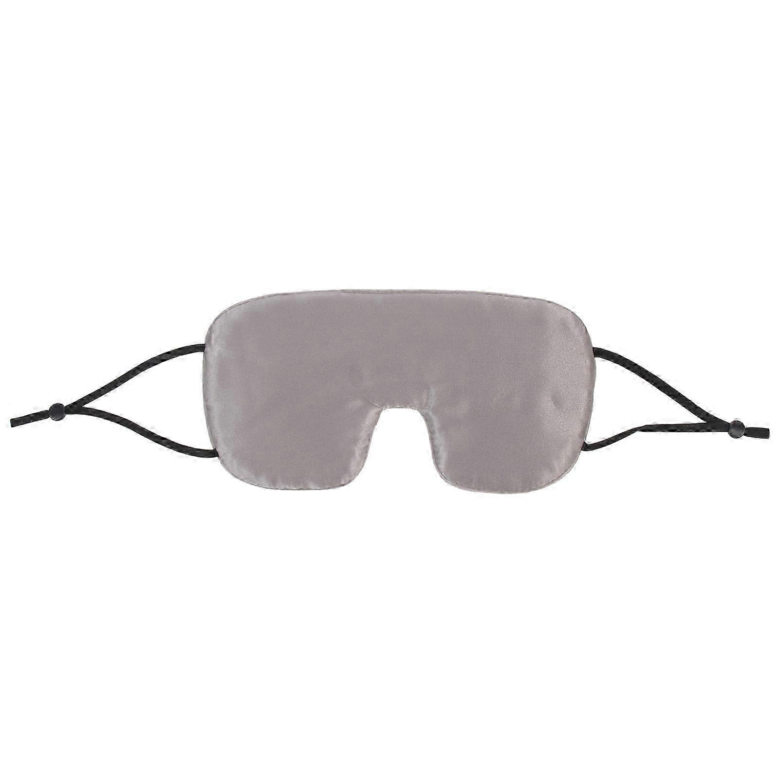 Grey Silk Sleep Eye Mask Pair
