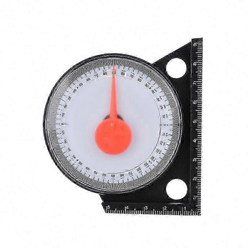 Black White Magnetic Inclinometer Precision Angle Tool