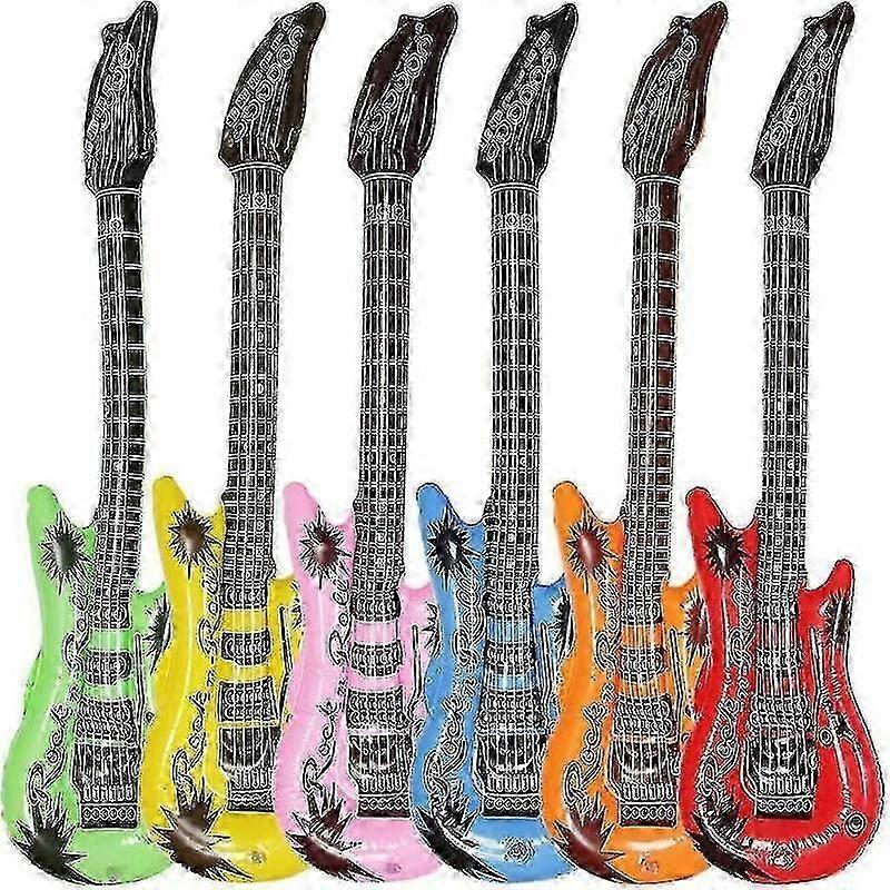 Waterproof 6pack Inflatable Guitar compatible with Parties