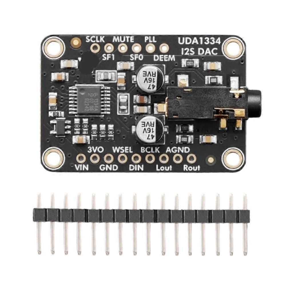 For Adafruit I2S Stereo Decoder UDA1334A Breakout DAC Module Audio Stereo Decoder for Adafruit 36 78