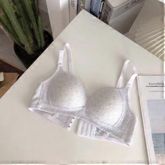 New student bra seamless sexy sleep underwear women's small breasts gather without steel ring upper support underwear breathable