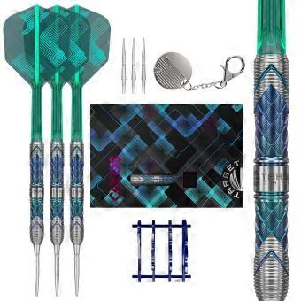 Kaze Series 03 Steeldarts, 22 g/24 g/26 g | 90% wolfraam barrel dartset, exclusieve flights en schachten
