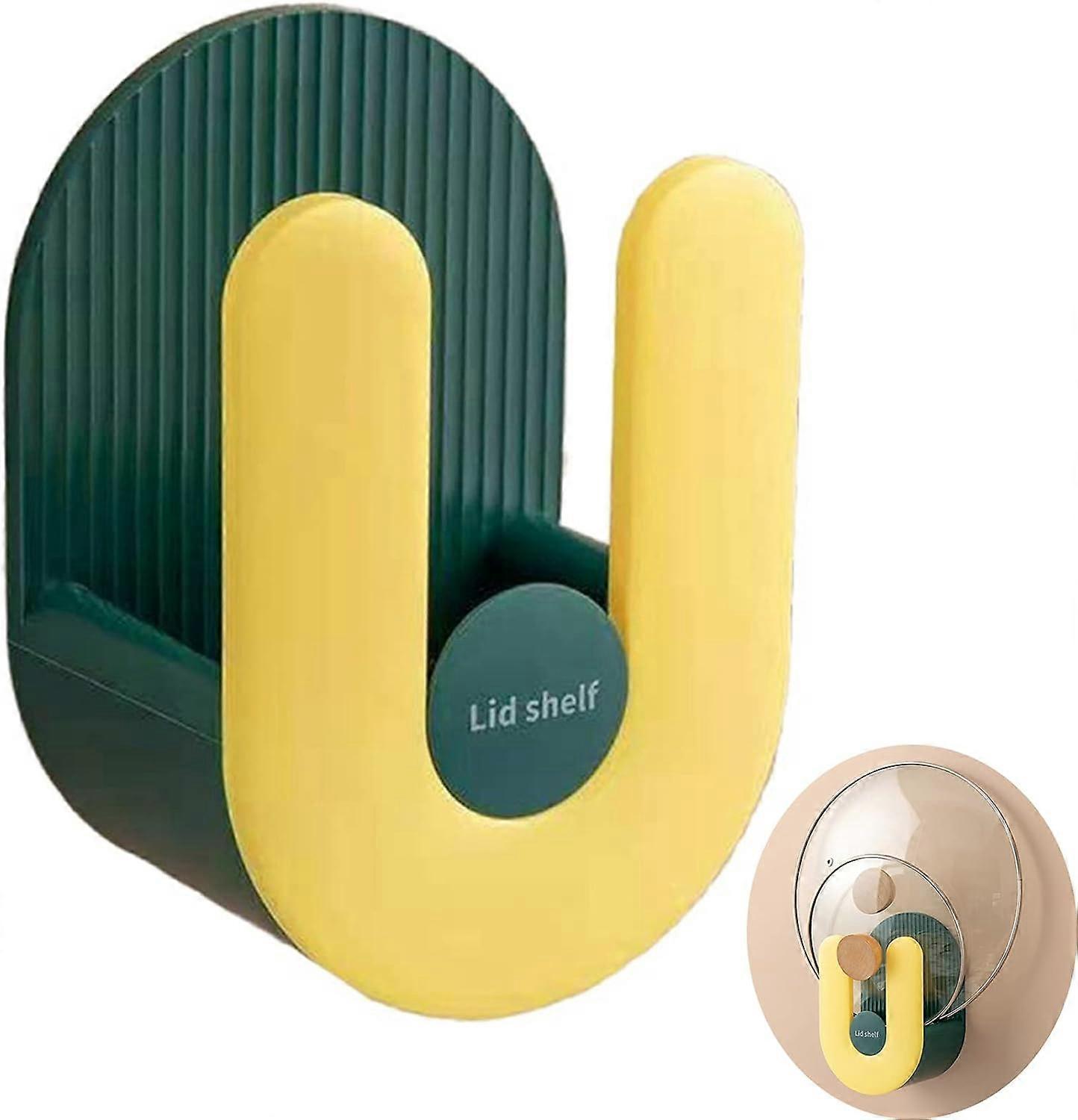 Wall Mounted Drainable Lid Holder
