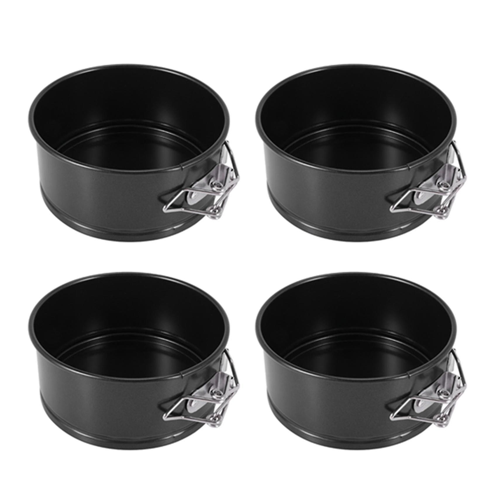 Mini springformsset i tum - 4 små nonstick-cheesecakeformar