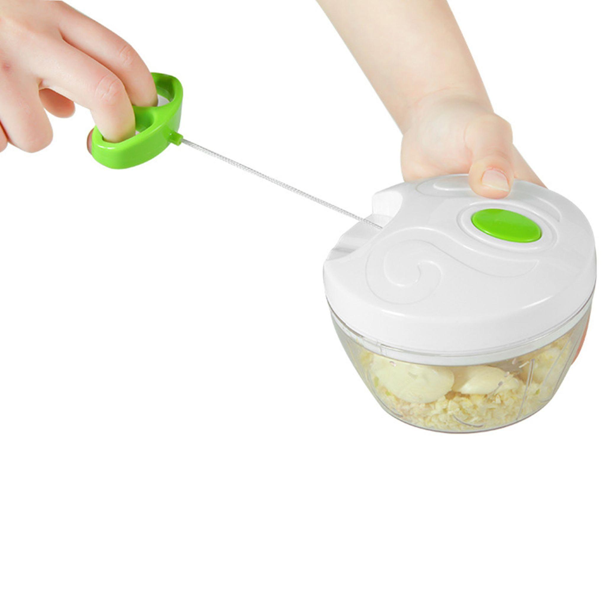 Vegetable Slicer With Cable Pull - Multi-chopper For Onions, Vegetables & Fruit Vegetable Slicer