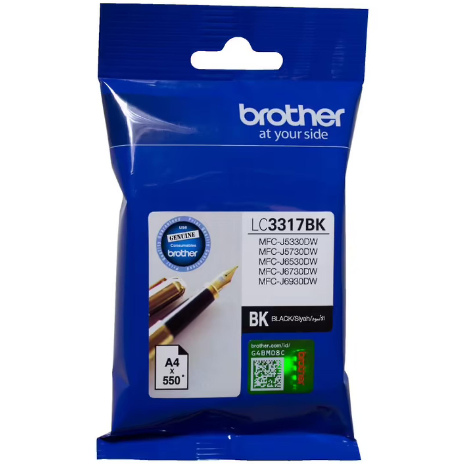 Brother Lc3317 Black Ink Cartridge Toner Lc-3317bk