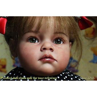 Npk 28inches Tatiana Reborn Toddler Doll Kit Diy Unpainted Blank