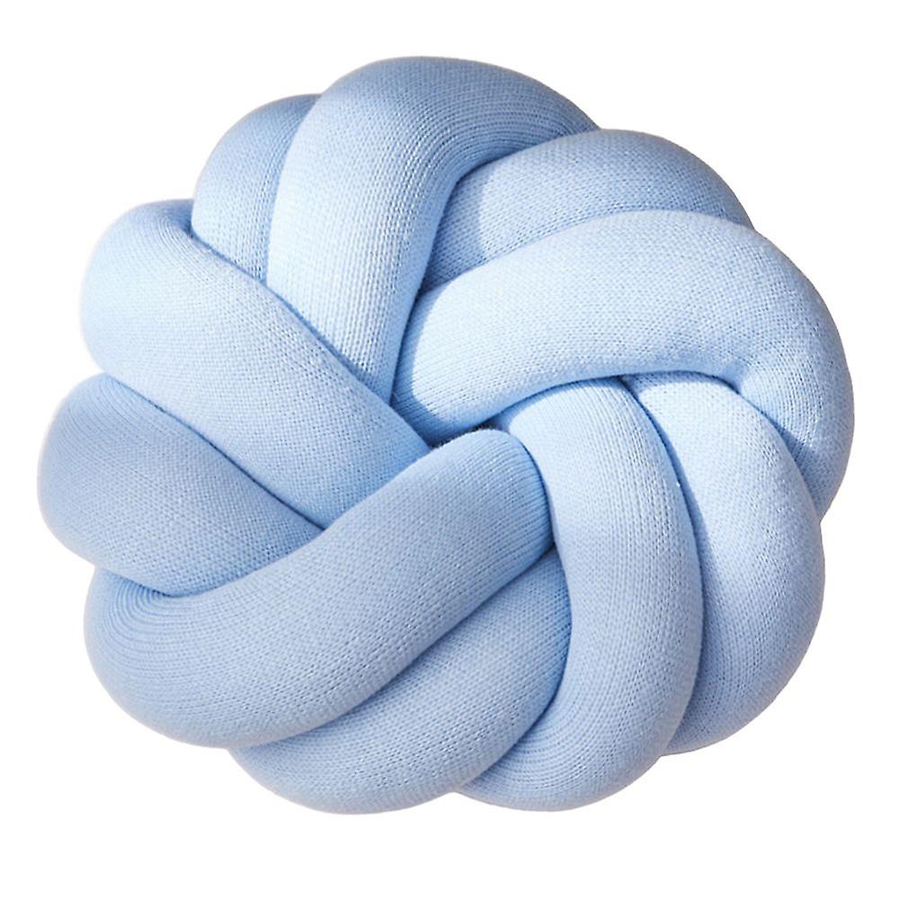 Decorative Knot Backrest Pillow Car Sofa Bed Throw Back Cushion Yellow