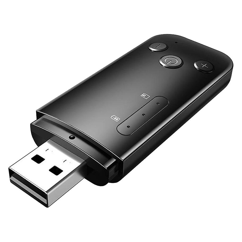 D90 2-in-1 Audio USB  Transmitter Receiver 3.5mm TF Card for Car