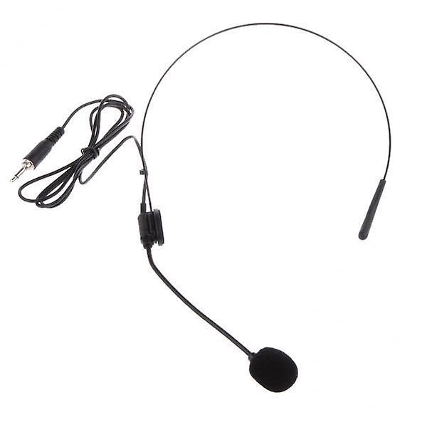 3xBlack Back Electret Headworn Microphone Wireless System Upright Type Plug