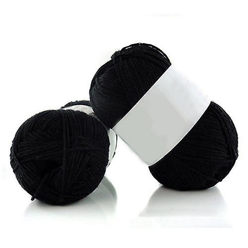 ZHOUBA 1Pc 50g Per Skein Soft Bamboo Crochet Cotton Knitting Baby Knit Wool Yarn