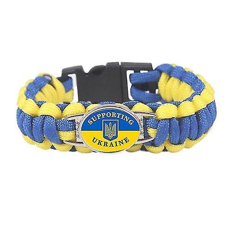 2pc Ukraina armbånd håndlaget