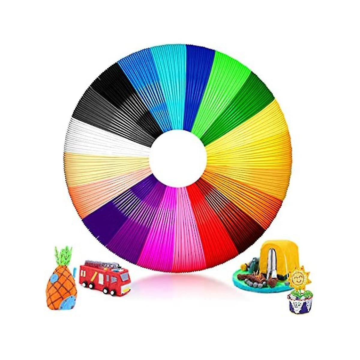 PCL, 10 M Each - PCL Filament 1.75 Mm, Colours Set for Low Temperatures, 3D Children'