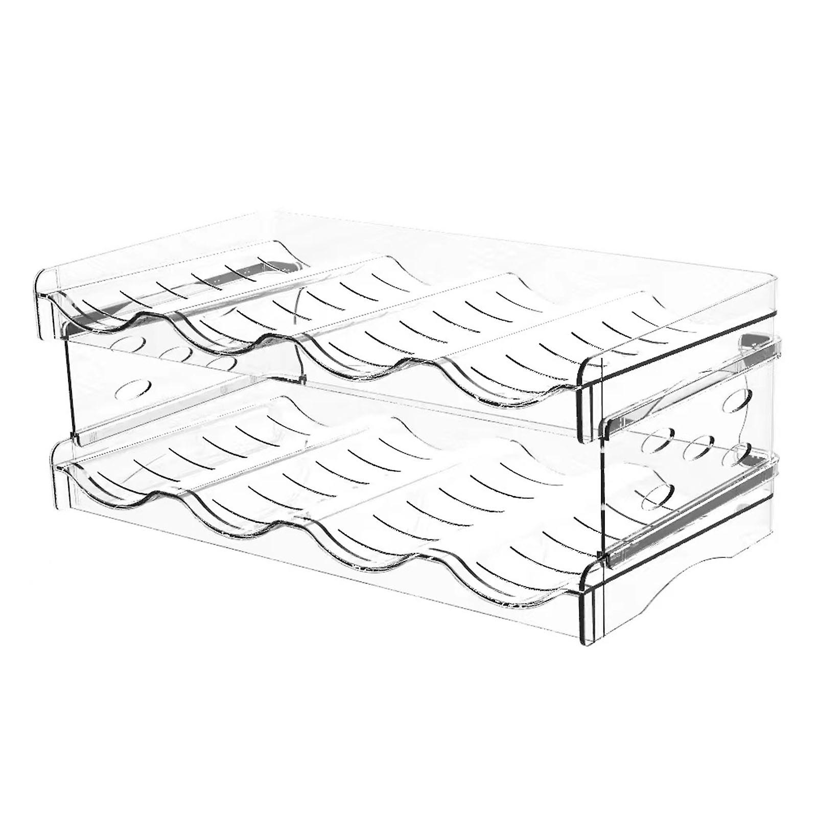 Transparent Stackable Bottle Organiser Multifunctional Mug Cup Holder Kitchen Accessories