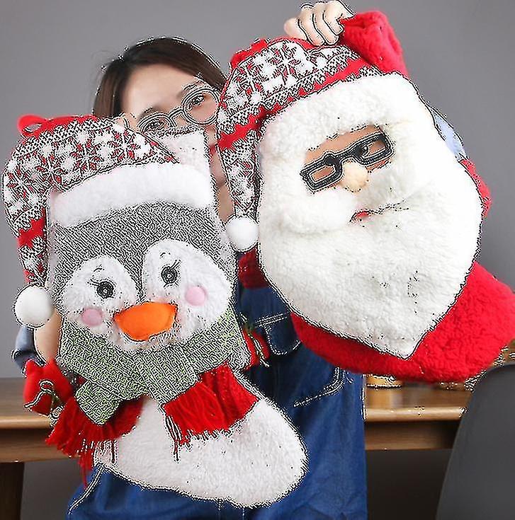 Christmas Stocking Candy Stocking Christmas Decoration Gift Gift Bag