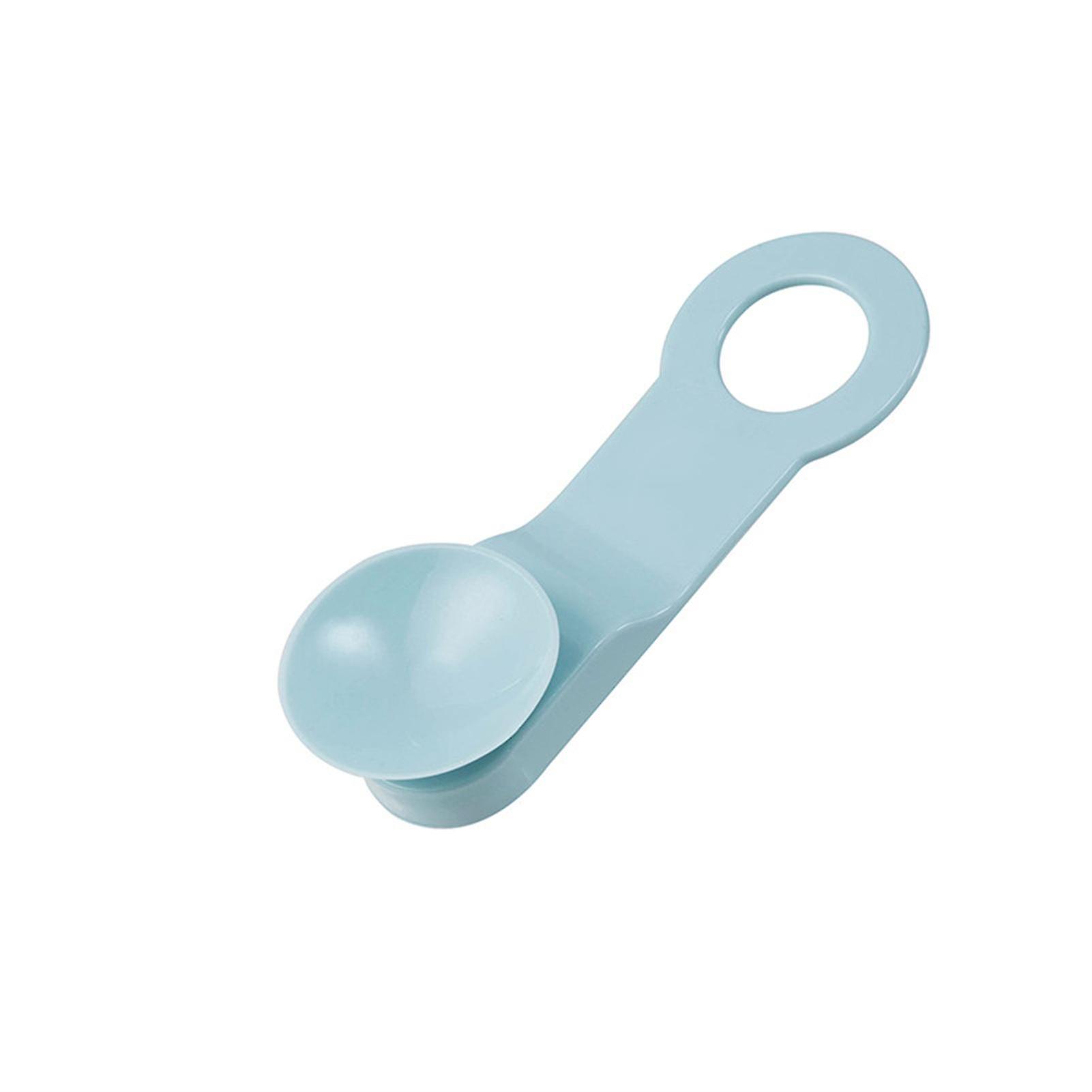 2Pcs Toilet Lid Lifter TPR Washable Reusable Toilet Cover Handle Seats Lift Tool Bathroom AccessoriesLight Blue