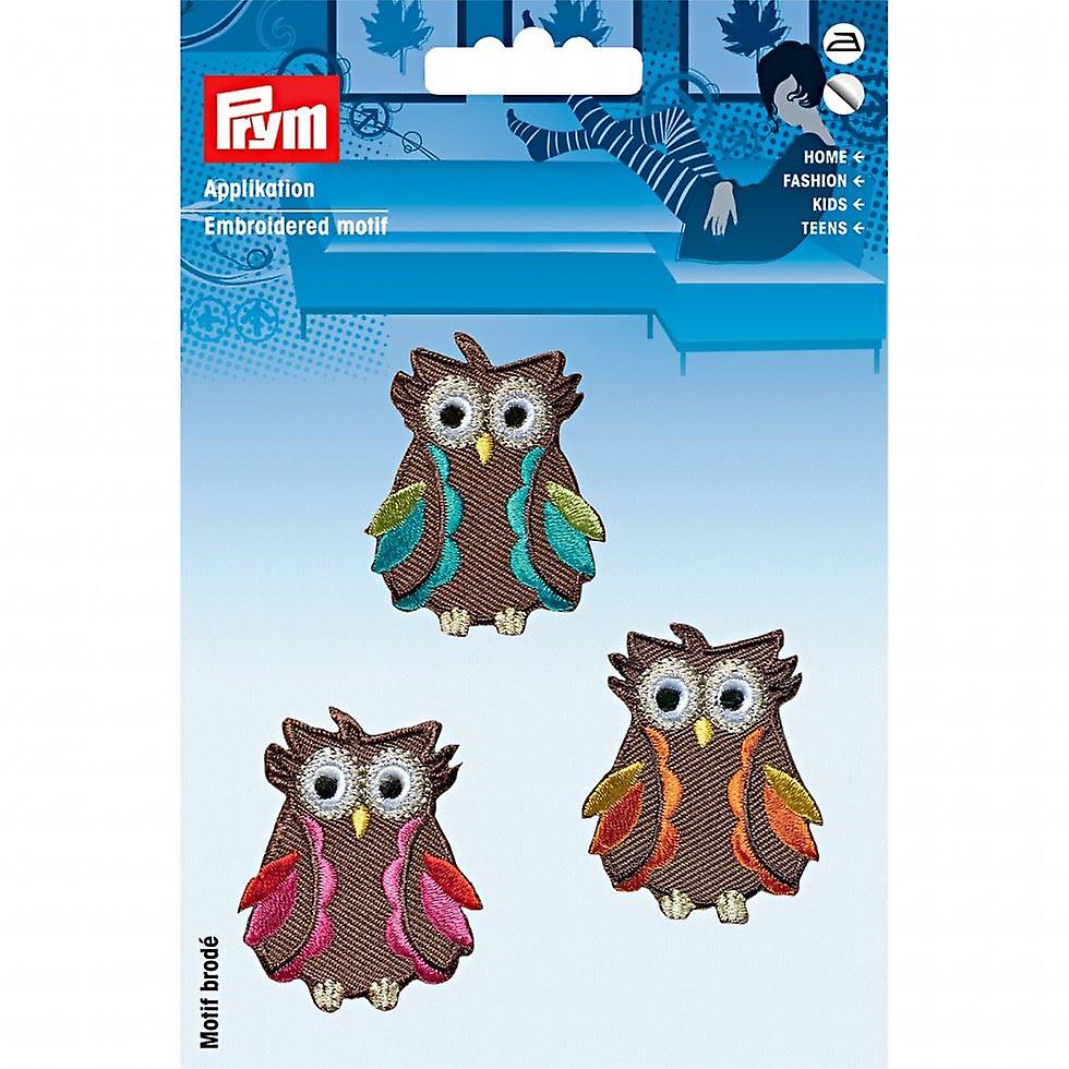 Prym Patch Motif Owl - per pack of 3