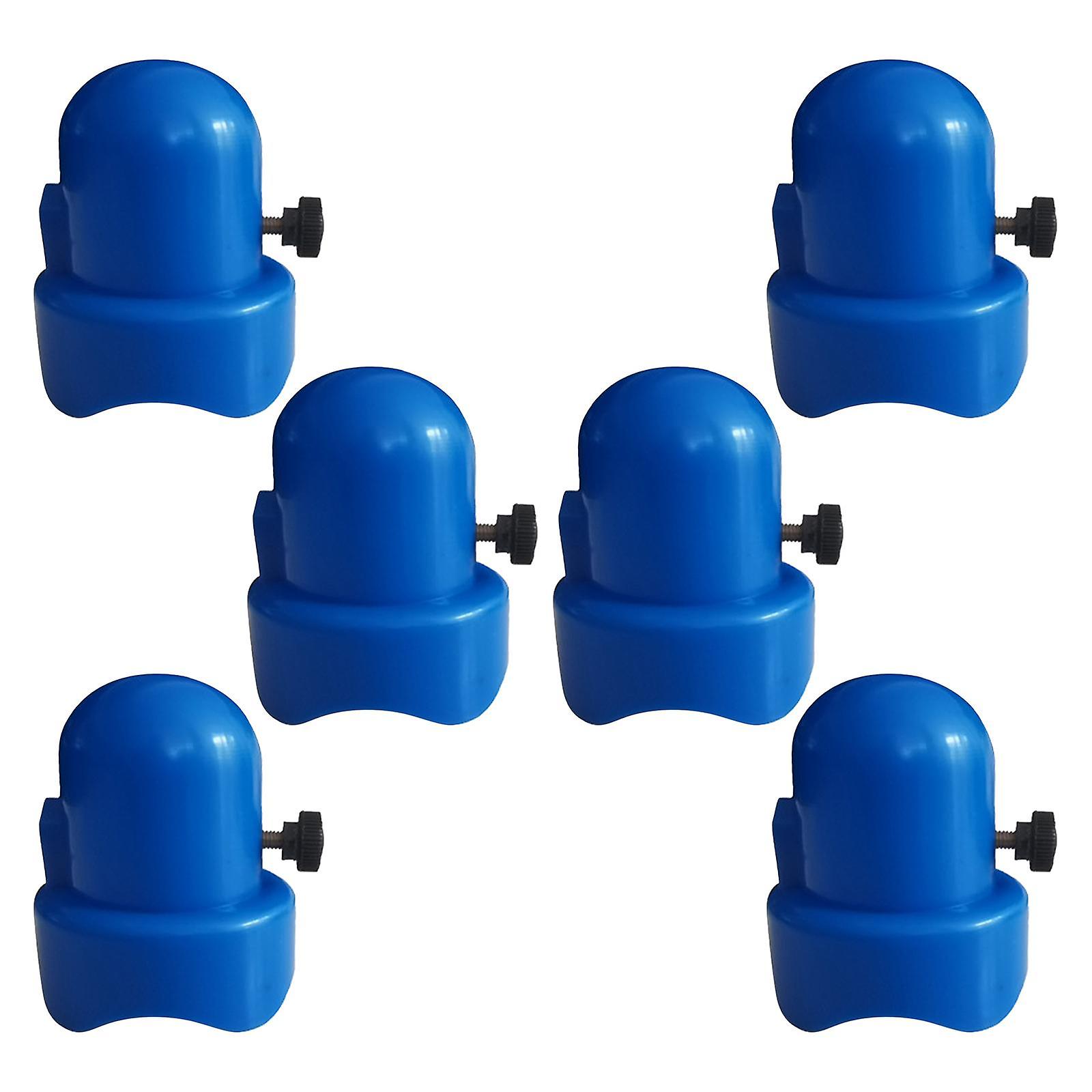 Trampoline Enclosure Pole Caps with Screw Thumb 6pcs Caps