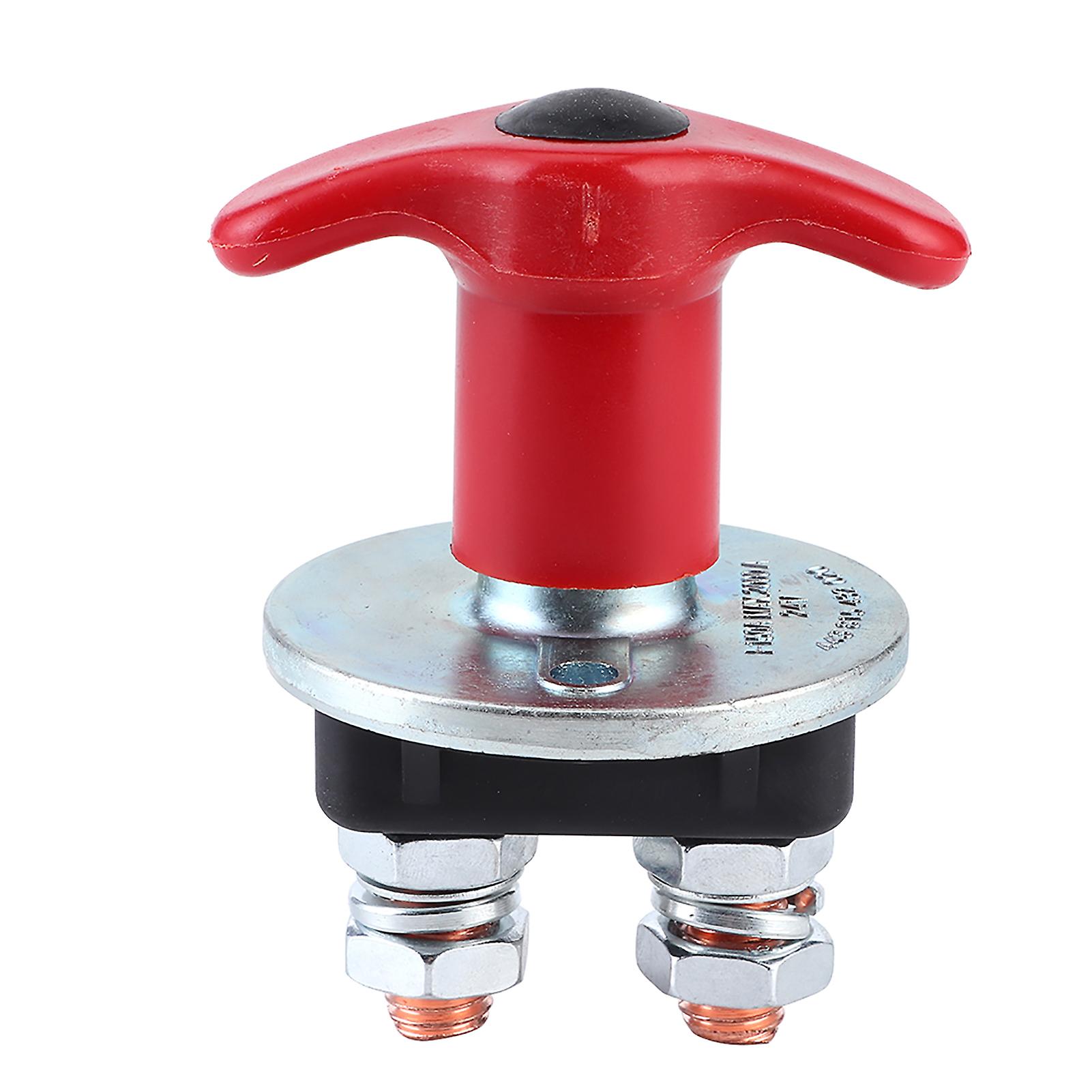 Battery Disconnect Switch - Easy Power Cut Off, Protects 12-24V Systems, Durable Design