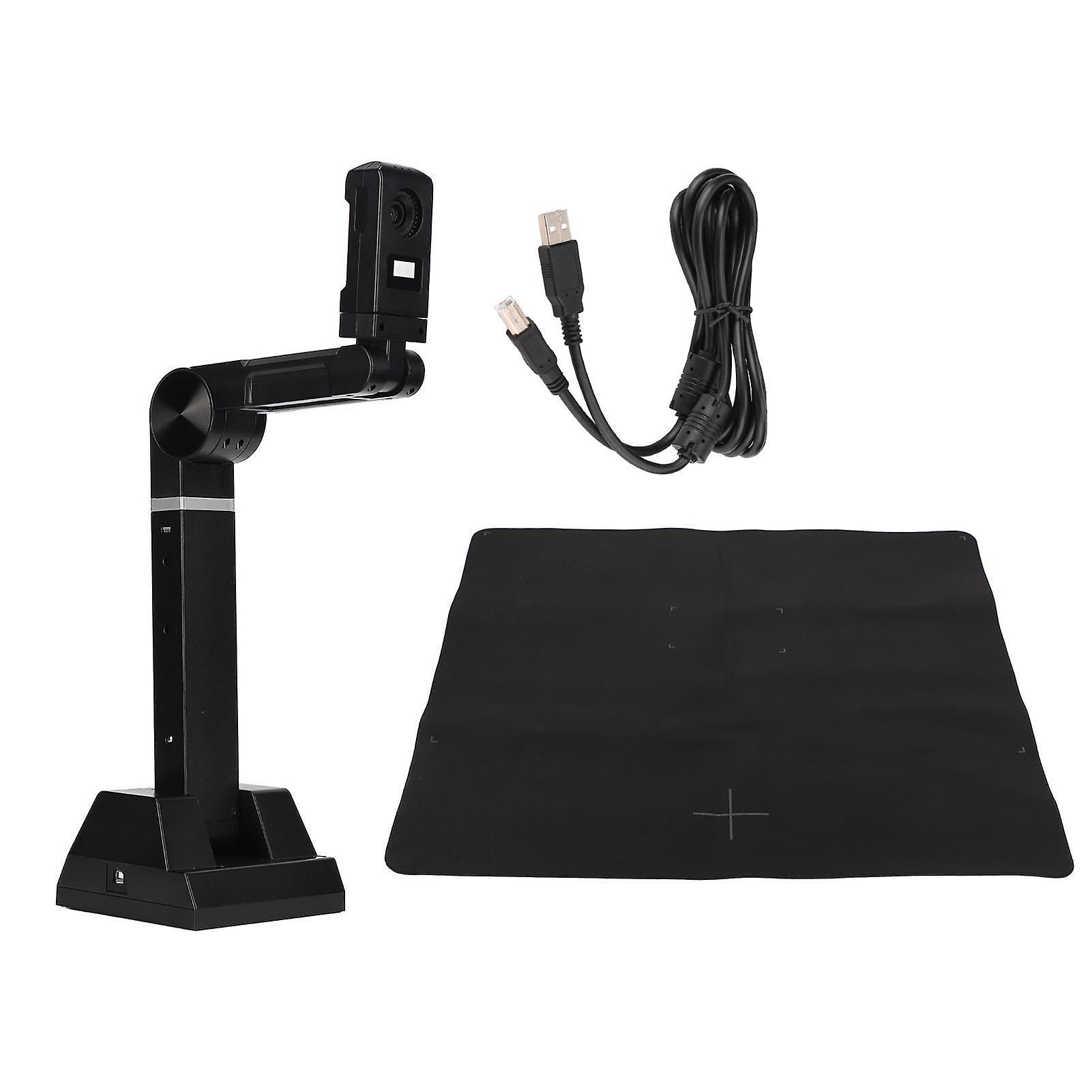 Document Camera Scanner 8MP Portable USB Book Scanner for Office Manuscripts ID Cards Notes Pictures Magazines
