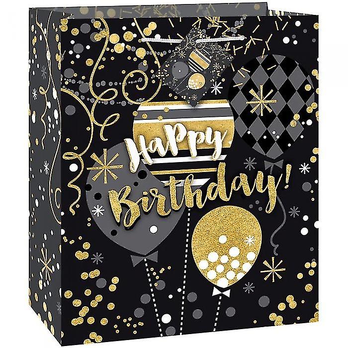 Ilmapallojen hyvää syntymäpäivää lahjakassi