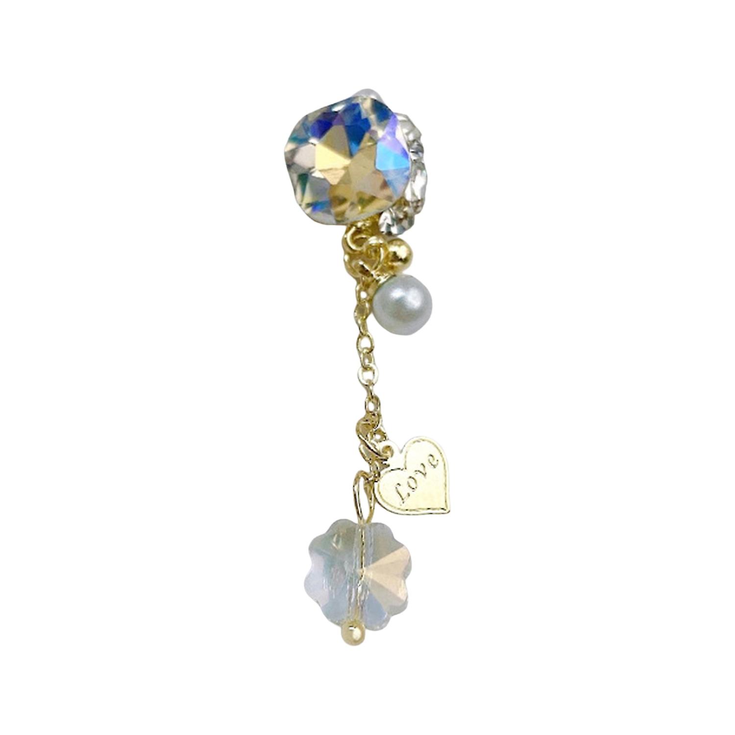 Manicure Rhinestone Shining Three-dimensional Sparkling DIY Gloss Stacking Faux Diamond Chain
