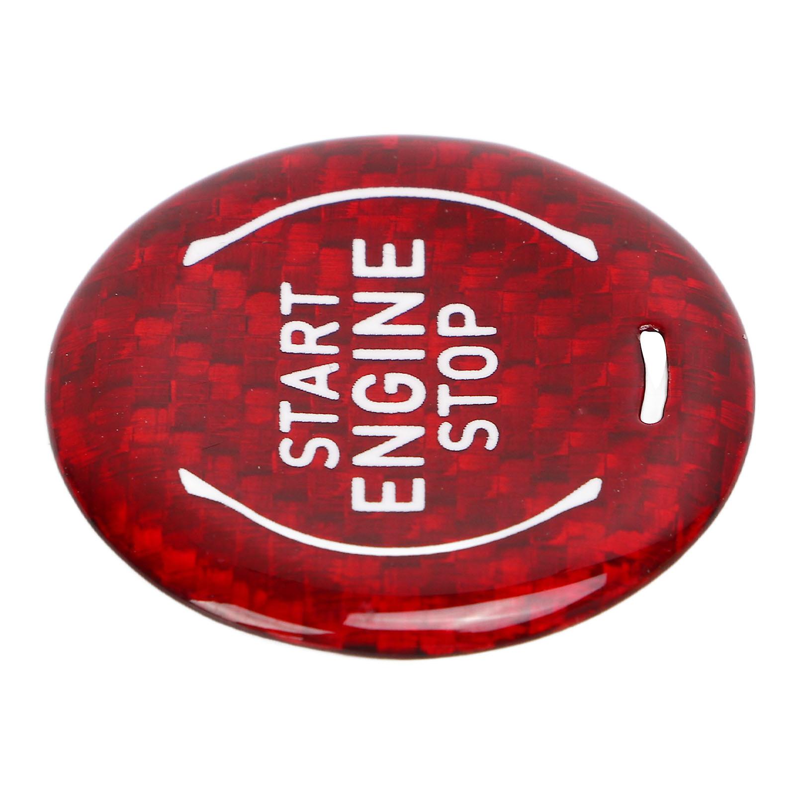 Ignition Start Stop Button Cover,Car Engine Start Stop Push Start Button Cover Push Start Button Sticker Built to Last