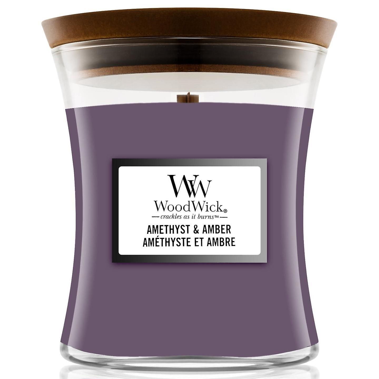 WoodWick Medium - ametyst a jantár