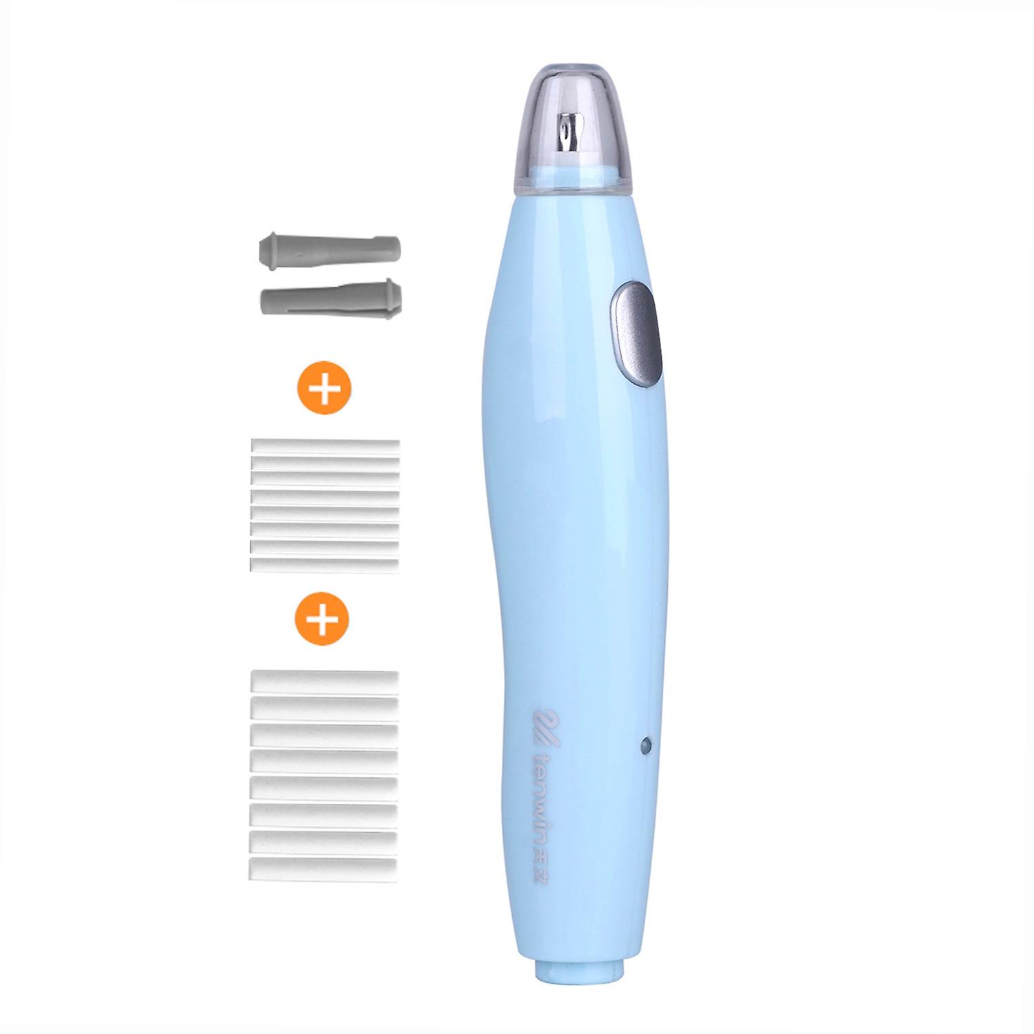 tenwin Electric Eraser Kit with 16 Eraser Refills Rechargeable Pencil Eraser One-button Control Chri
