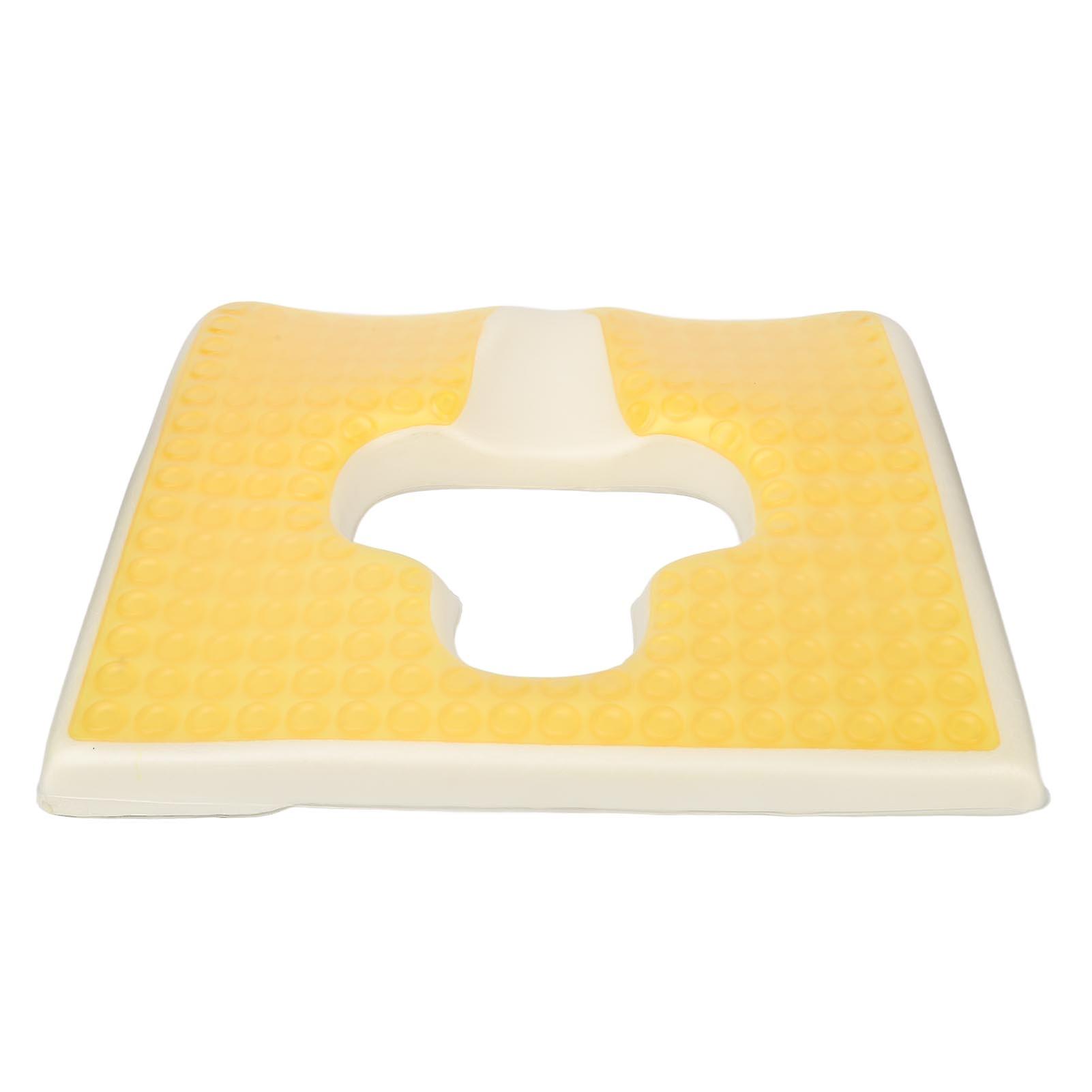 Sore Bedsore Pad Yellow Triangular Slope Design T Shaped Nursing Bed Sore Cushion for Elderly