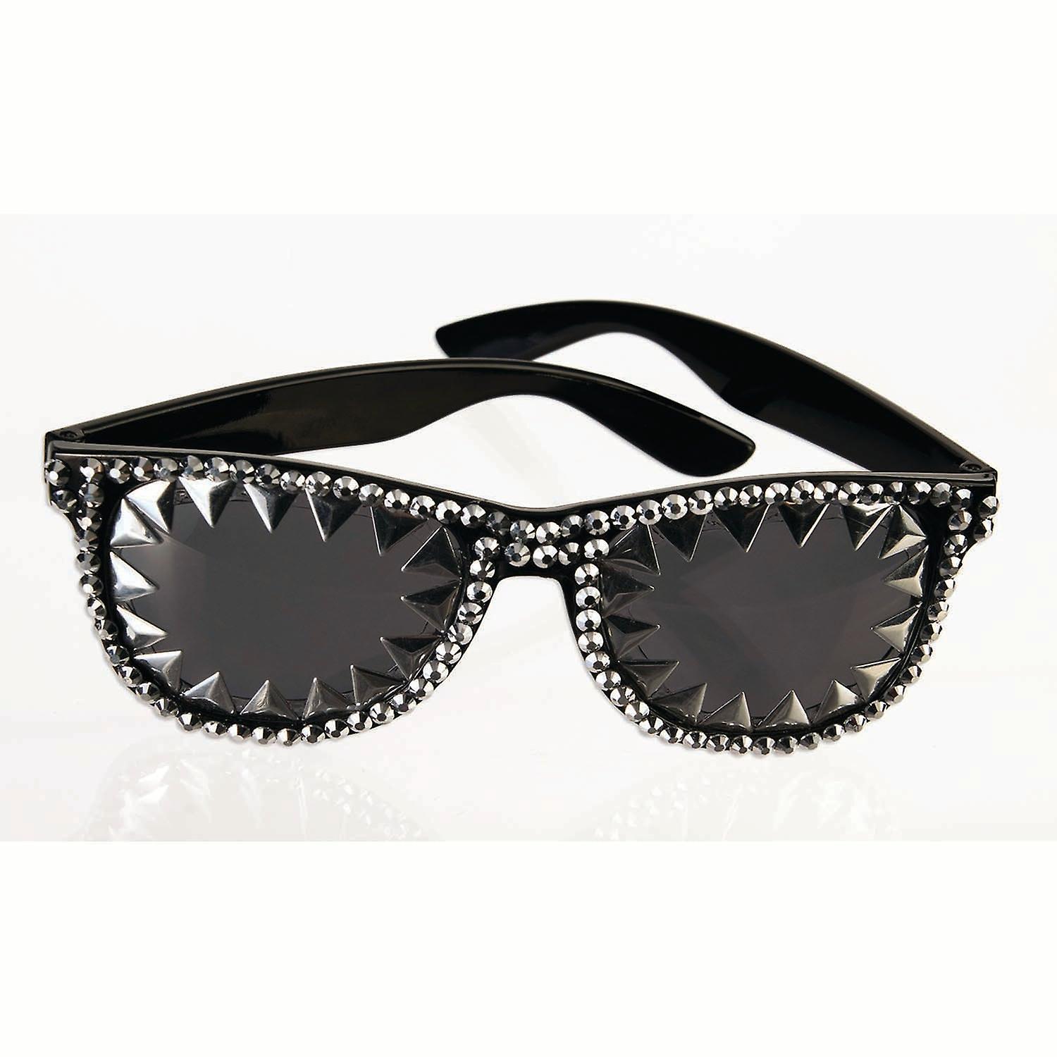 Glasses 80s Spike & Rhinestone X82646