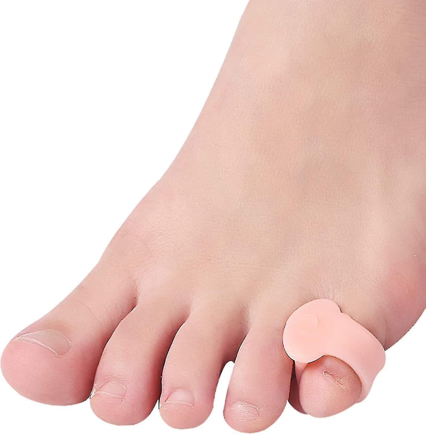 10pcs Pinky Toe Splint, Gel Toe Separators, Little Toe Straightener Hammer Toe, Bunion Corrector And Bunion Relief