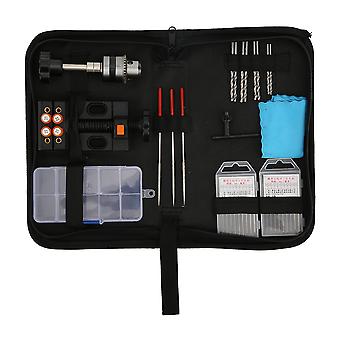 36Pcs Aluminium Alloy Hand Drill & File Drill Bit Kit, Woodworking Accessories Set for Replacement, Durable DIY Crafting Tools